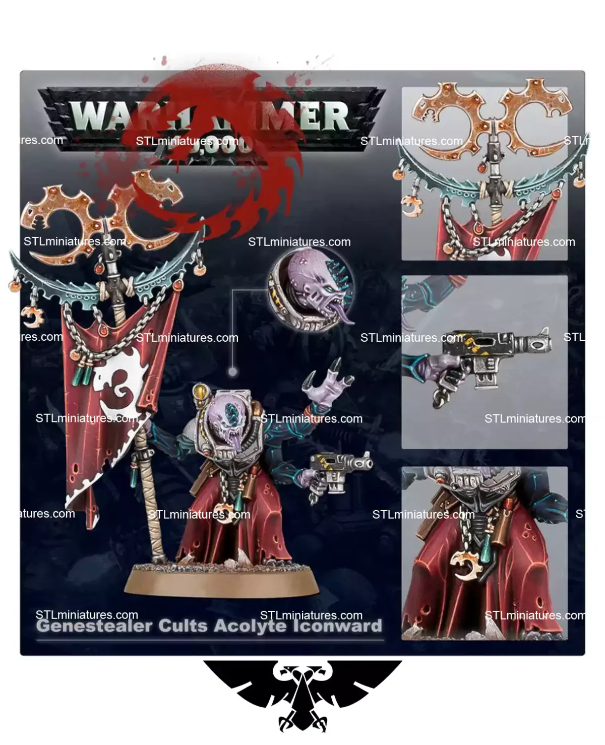 Acolyte Iconward STL 3D Printable Model