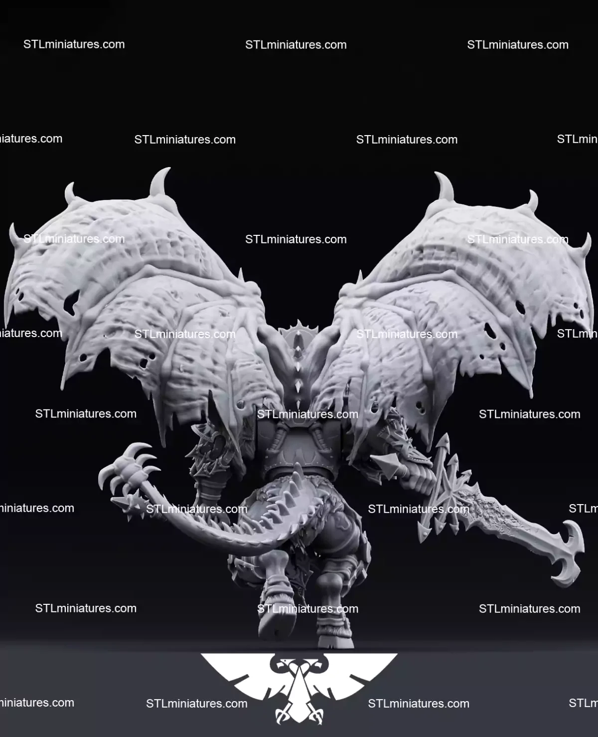 Daemon Primarch Angron STL File