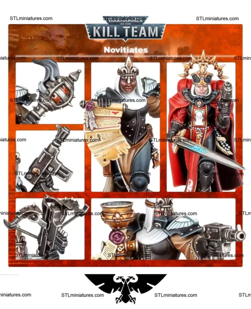 Novitiates Squad STL 3D Printable Kill Team