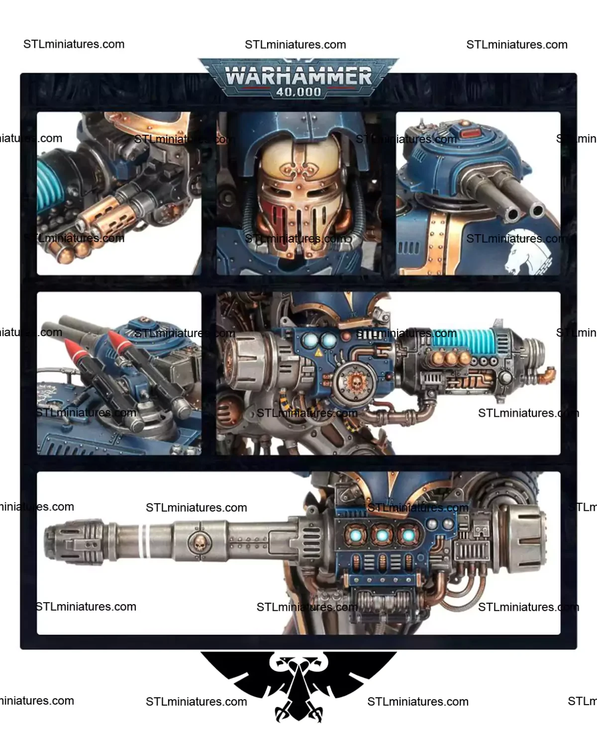 Knight Castellan and Valiant 3D Printable