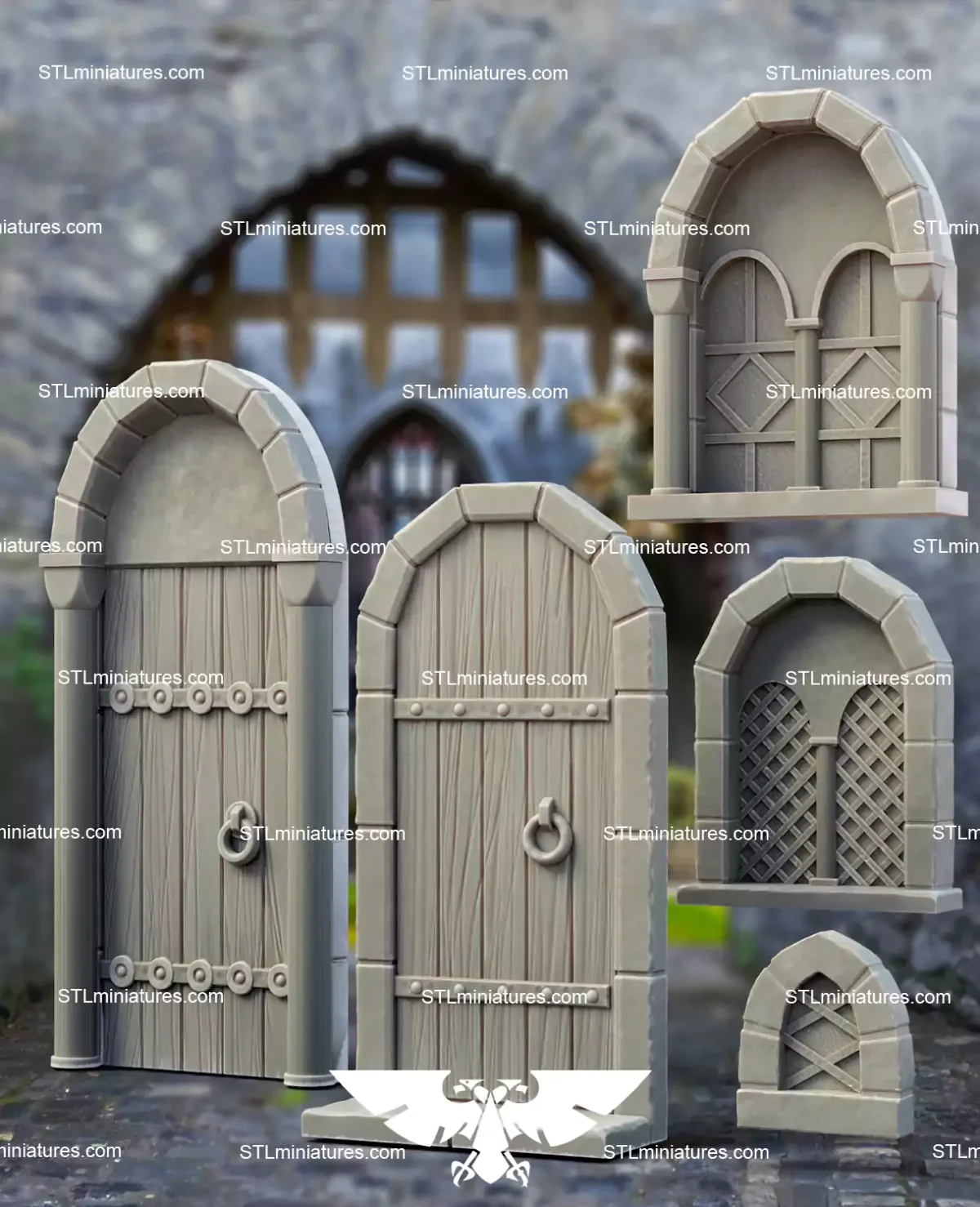 Doors and Windows STL 3D Printable Model