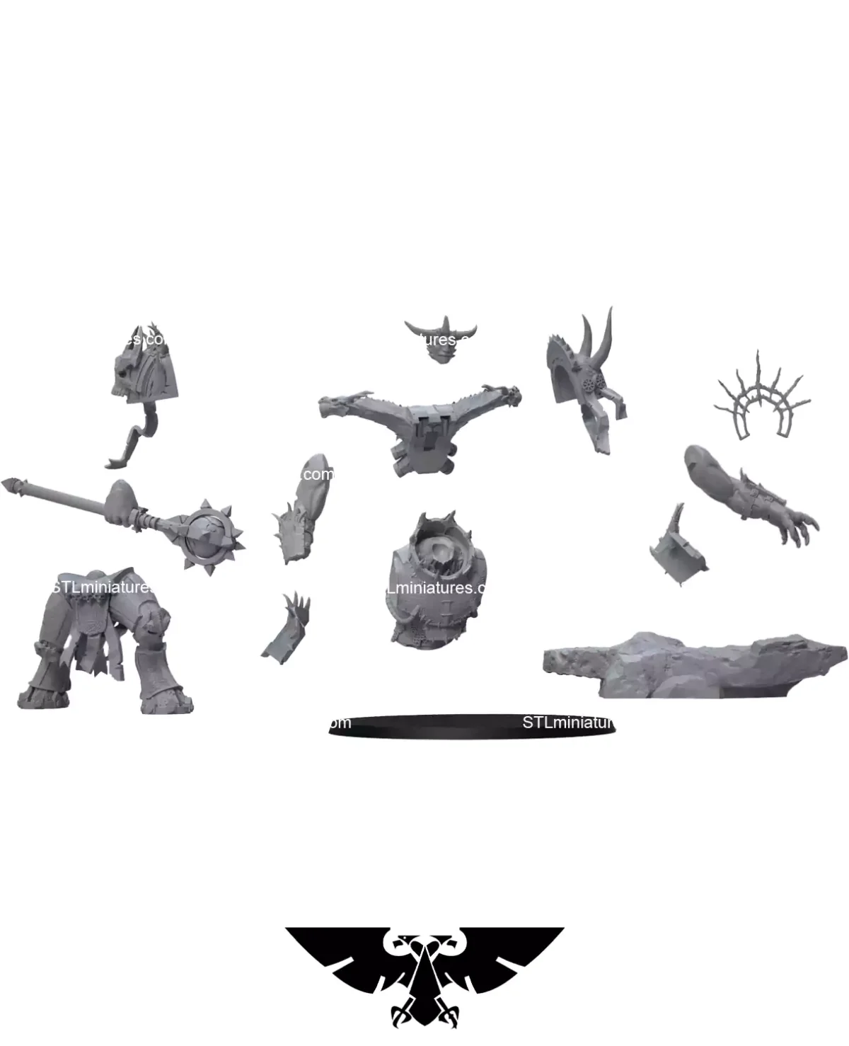 Warlock Demon STL 3D Printable Model