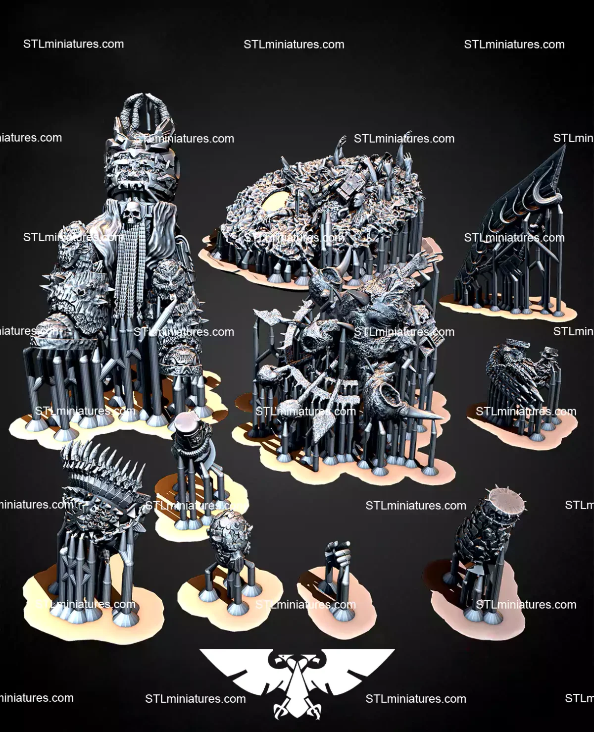 Khorne Warrior STL 3D Printable Model