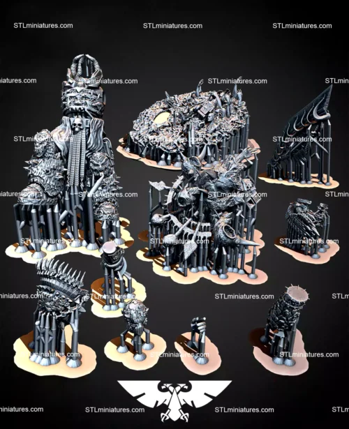 Khorne Warrior STL 3D Printable Model