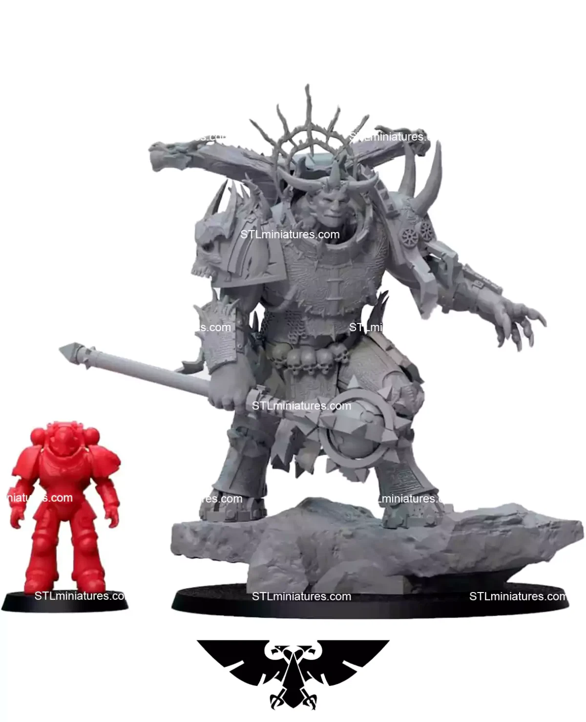 Warlock Demon STL 3D Printable Model