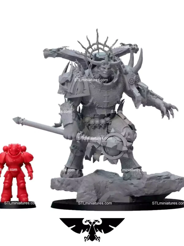 Warlock Demon STL 3D Printable Model