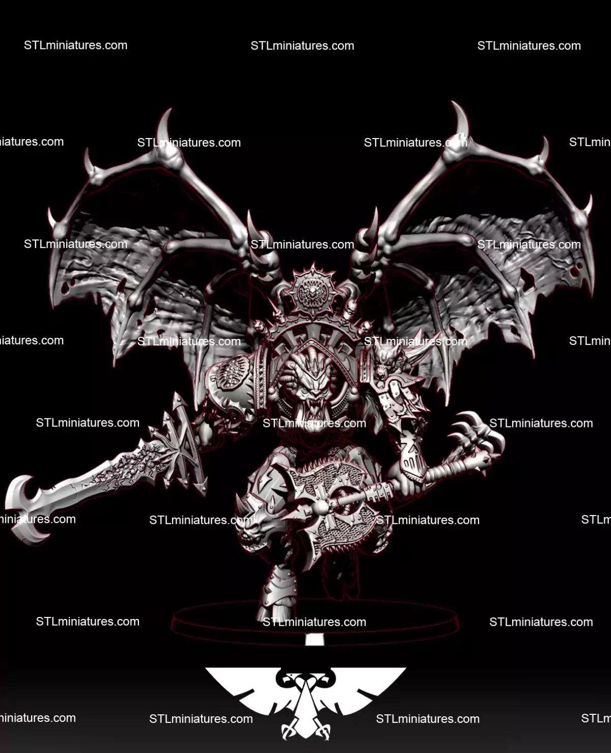 Daemon Primarch Angron STL File