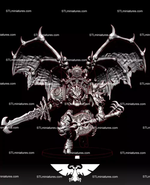 Daemon Primarch Angron STL File