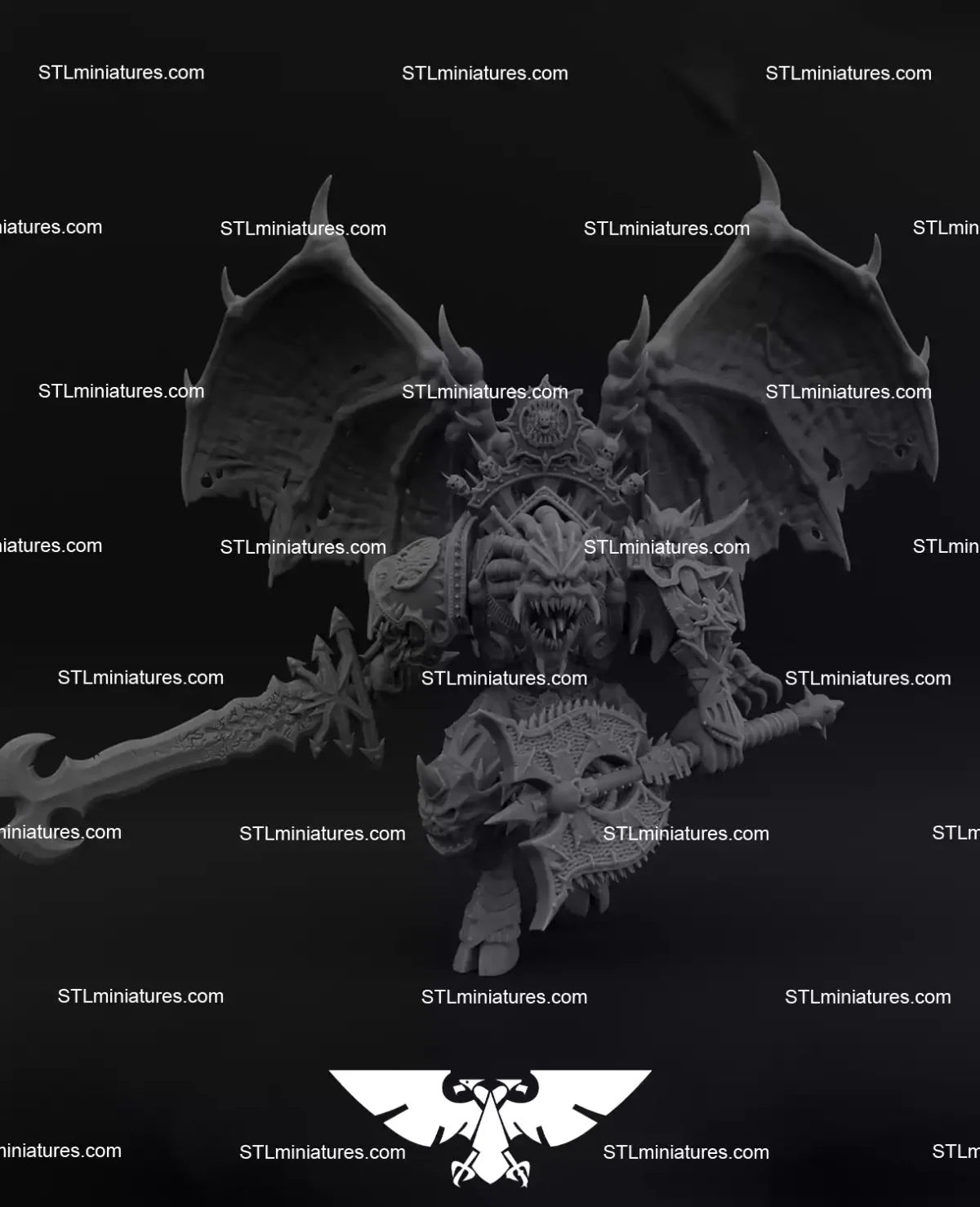 Daemon Primarch Angron STL File