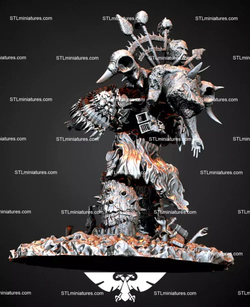 Khorne Warrior STL 3D Printable Model