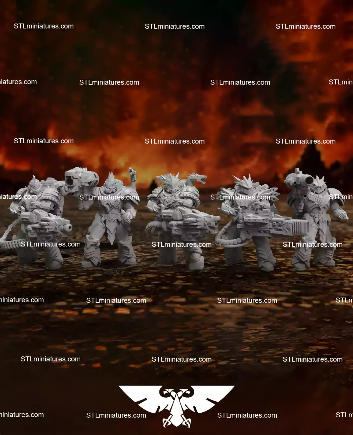 Dragon Knights Incinerators 3D Printable STL