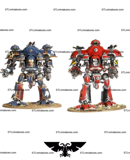Knight Castellan and Valiant 3D Printable