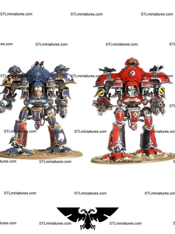 Knight Castellan and Valiant 3D Printable