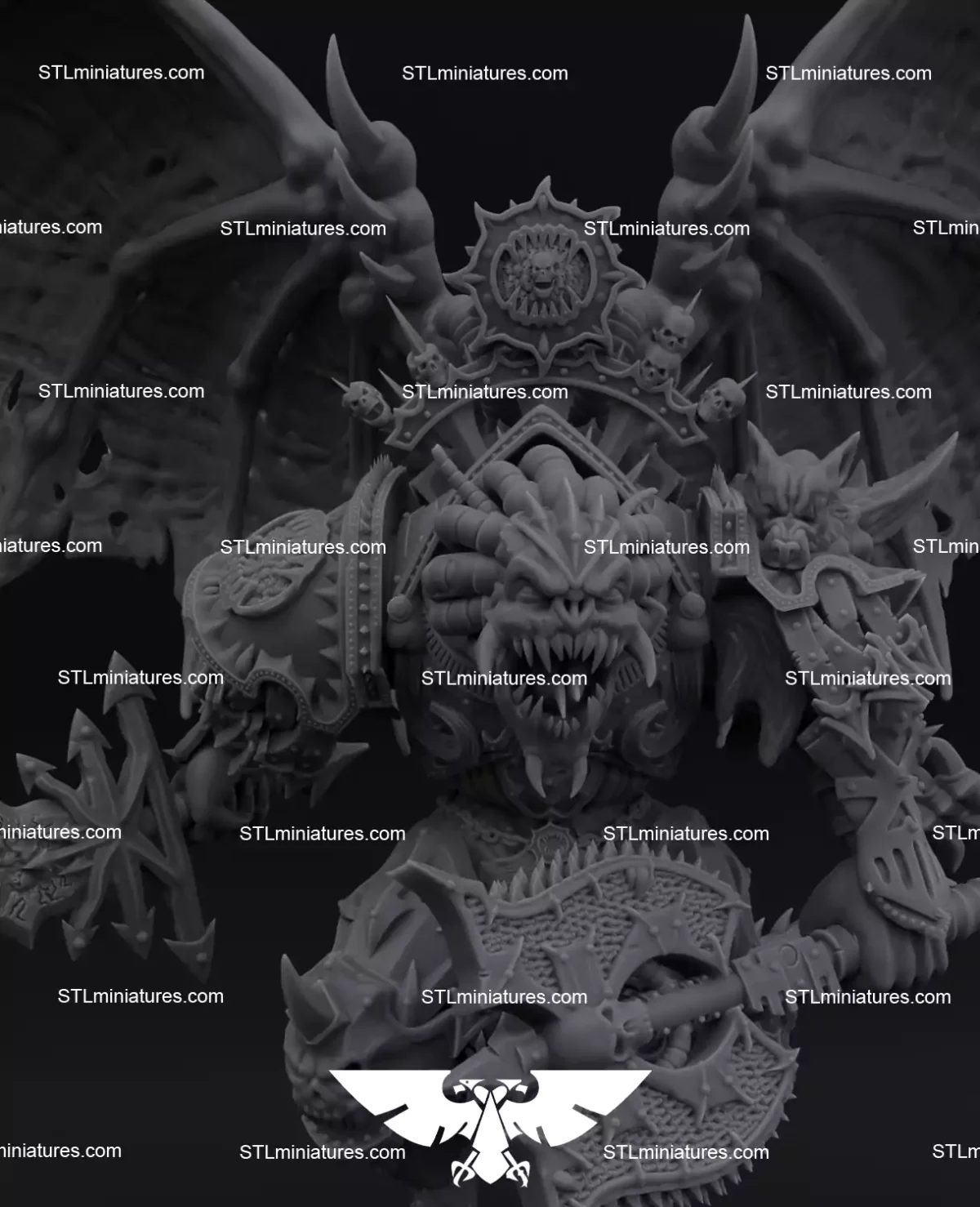 Daemon Primarch Angron STL File