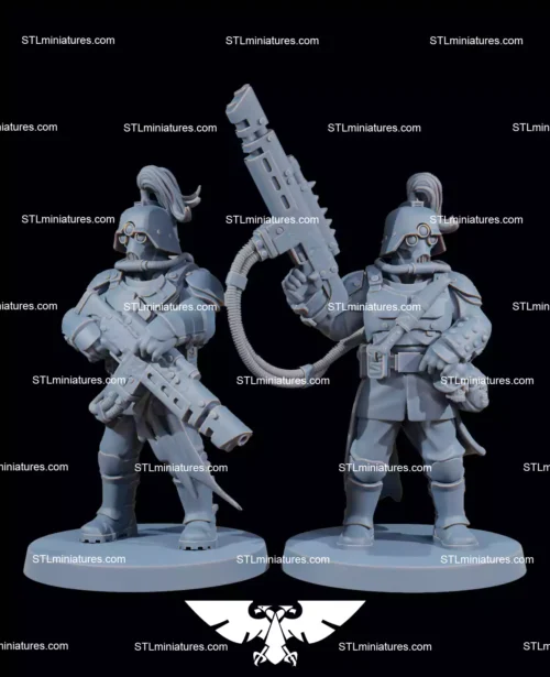Corrupted Guard The Forsaken STL Model