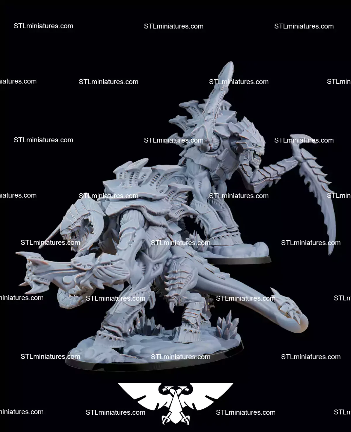 Xenarid Necrothorn STL 3D Priniting