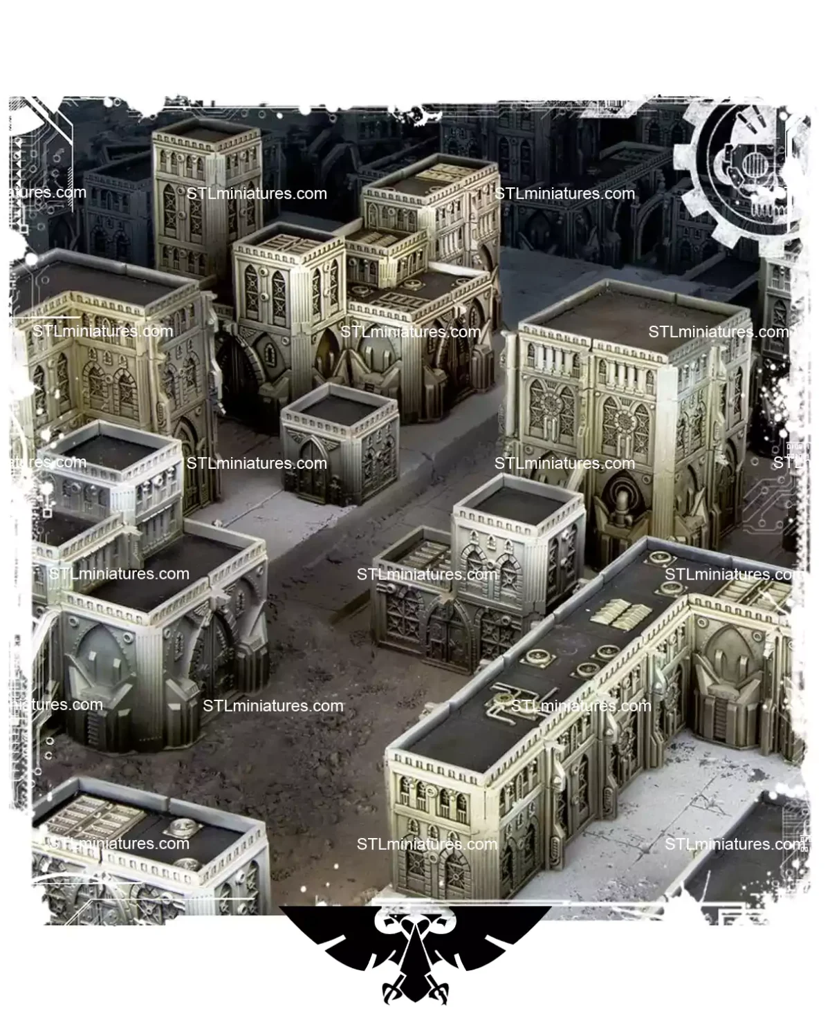 Adeptus Titanicus Civitas Imperialis Sector STL