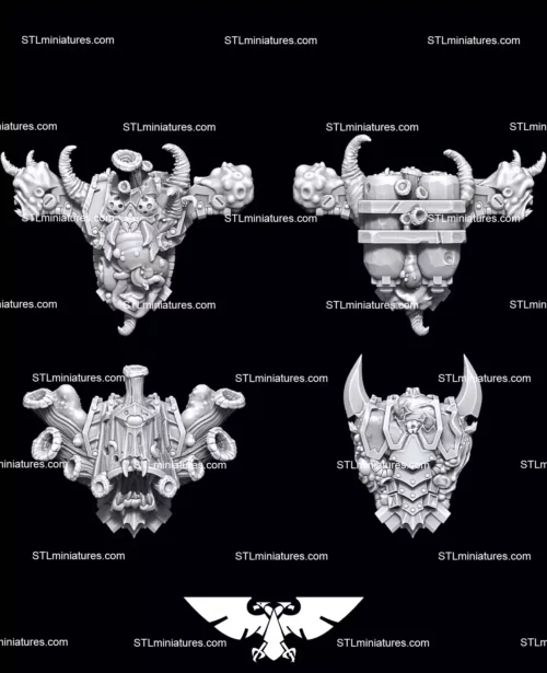 Set of 10 Plague Sons STL Files