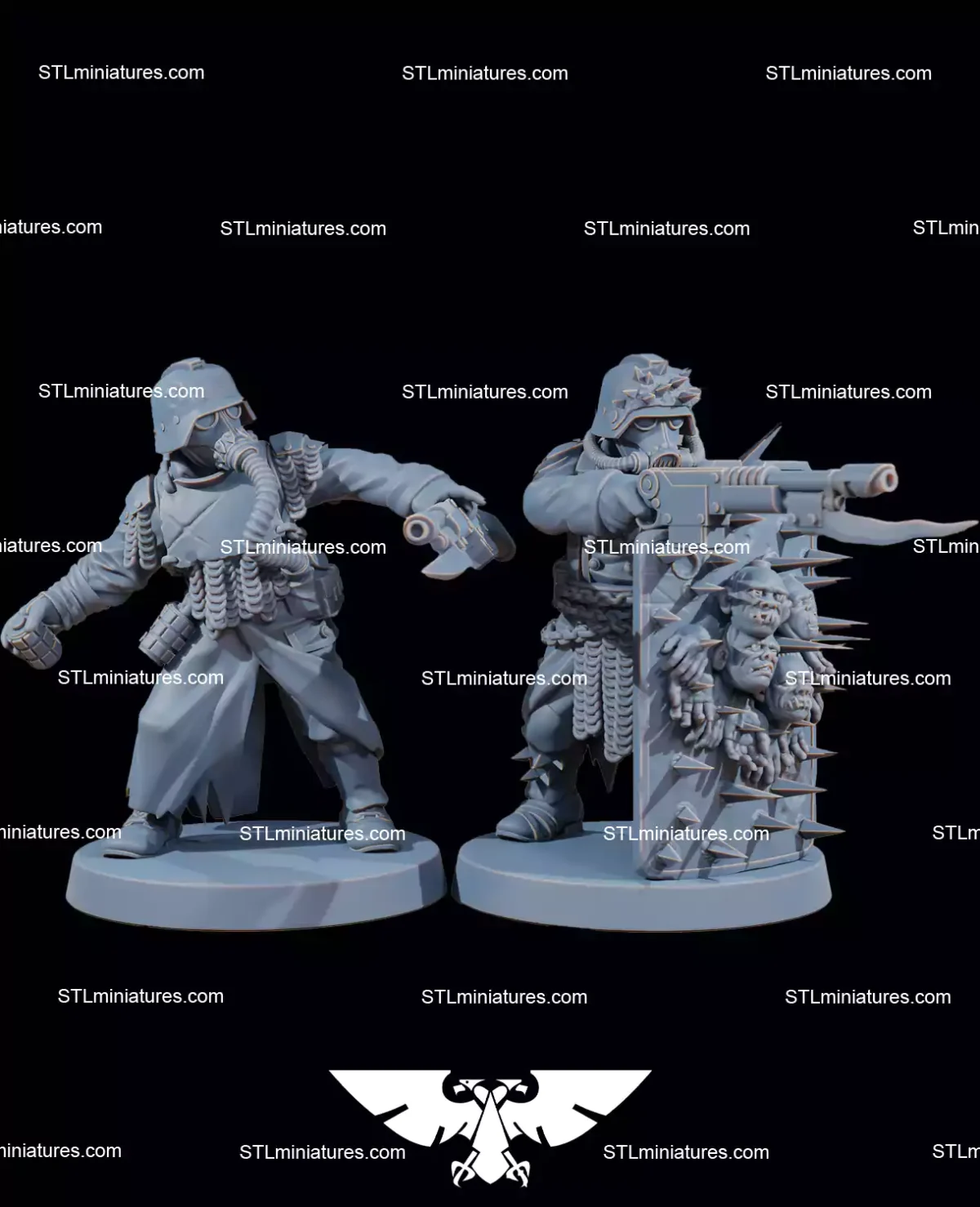 Corrupted Guard STL 3D Priniting