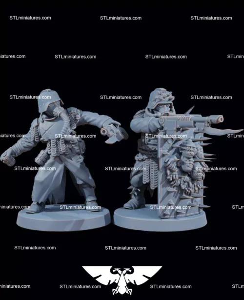 Corrupted Guard STL 3D Priniting