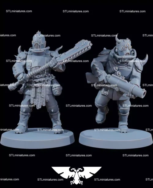Corrupted Guard The Forsaken STL Model