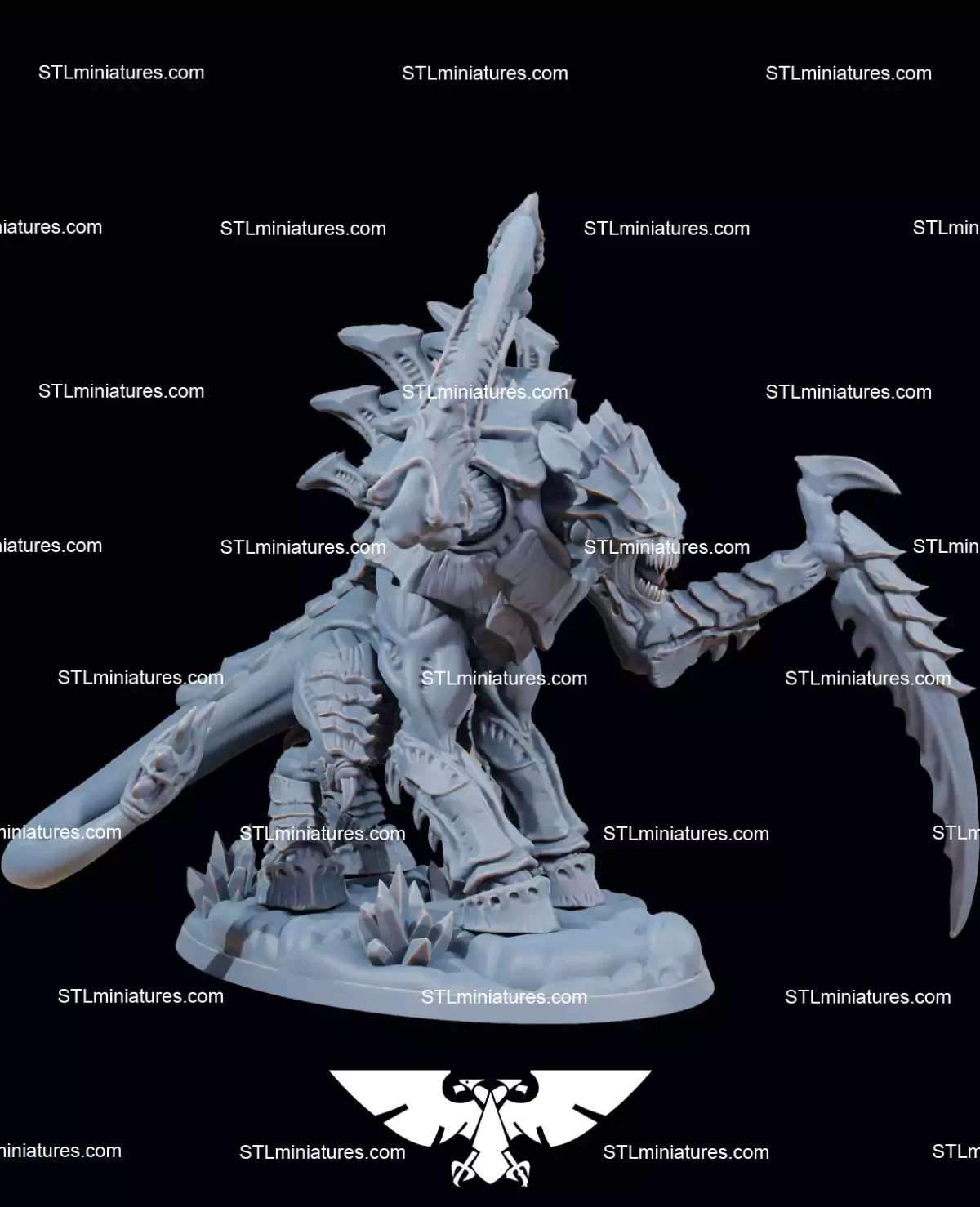 Xenarid Necrothorn STL 3D Priniting