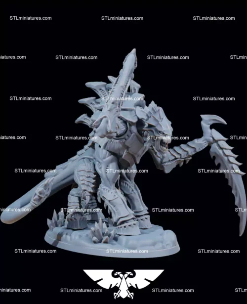 Xenarid Necrothorn STL 3D Priniting