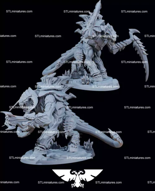Xenarid Necrothorn STL 3D Priniting