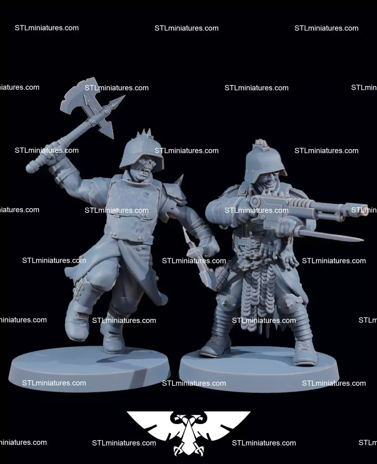 Corrupted Guard STL 3D Priniting