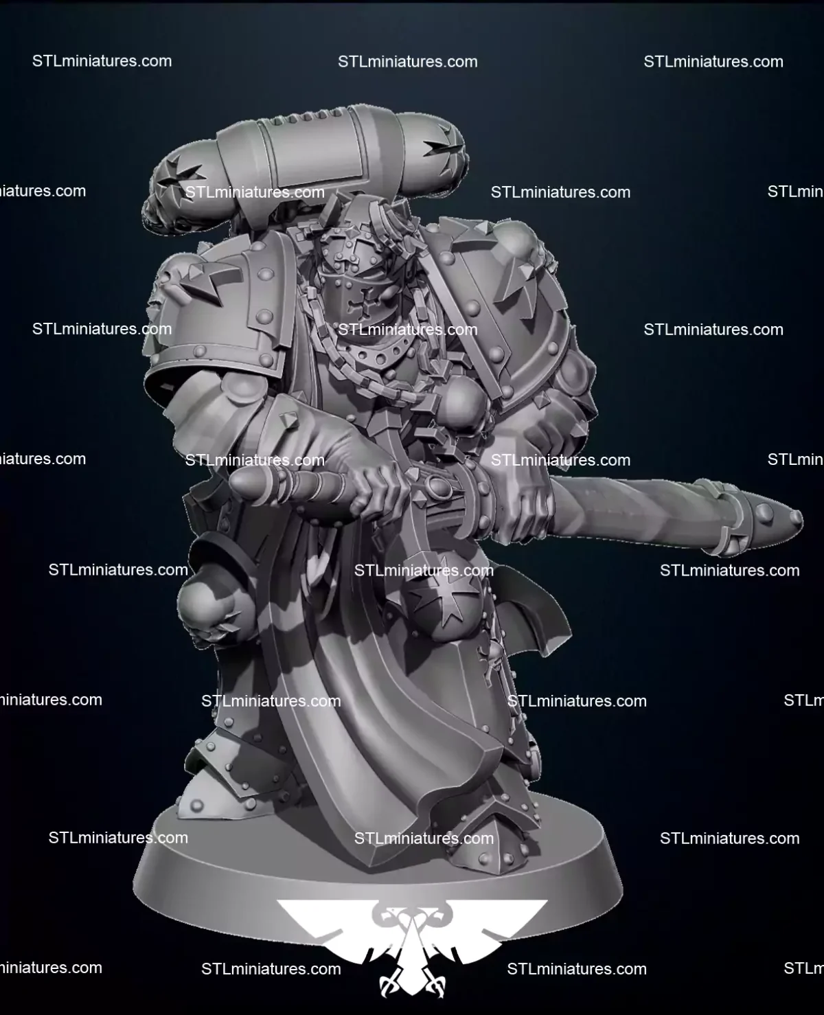 Hero of the King Sci-Fi Miniature STL