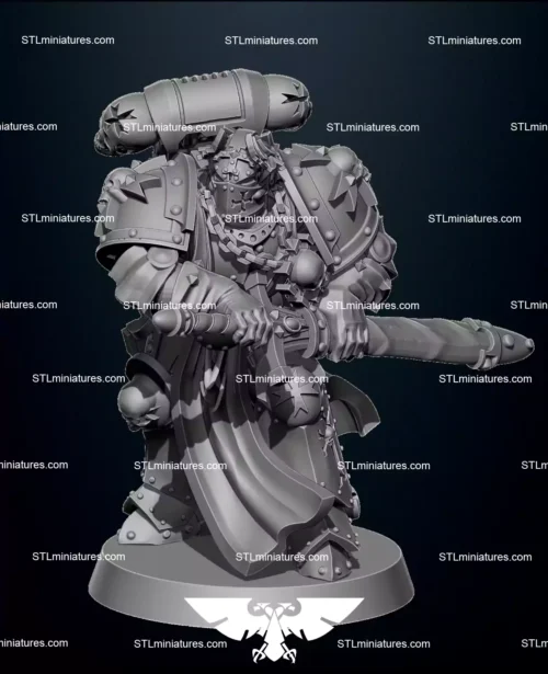 Hero of the King Sci-Fi Miniature STL