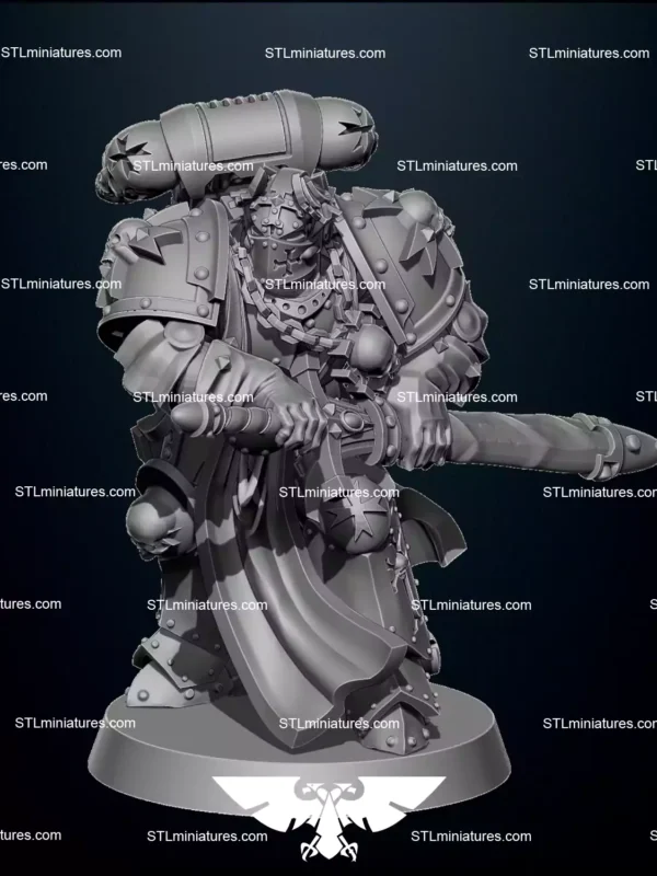 Hero of the King Sci-Fi Miniature STL