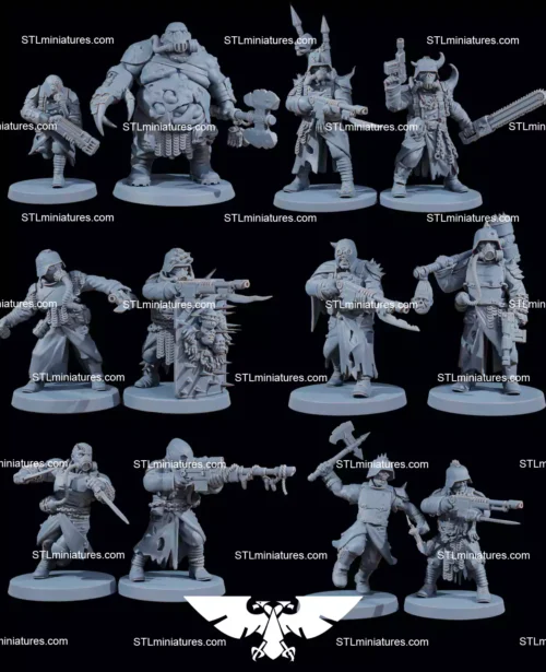 Corrupted Guard STL 3D Priniting