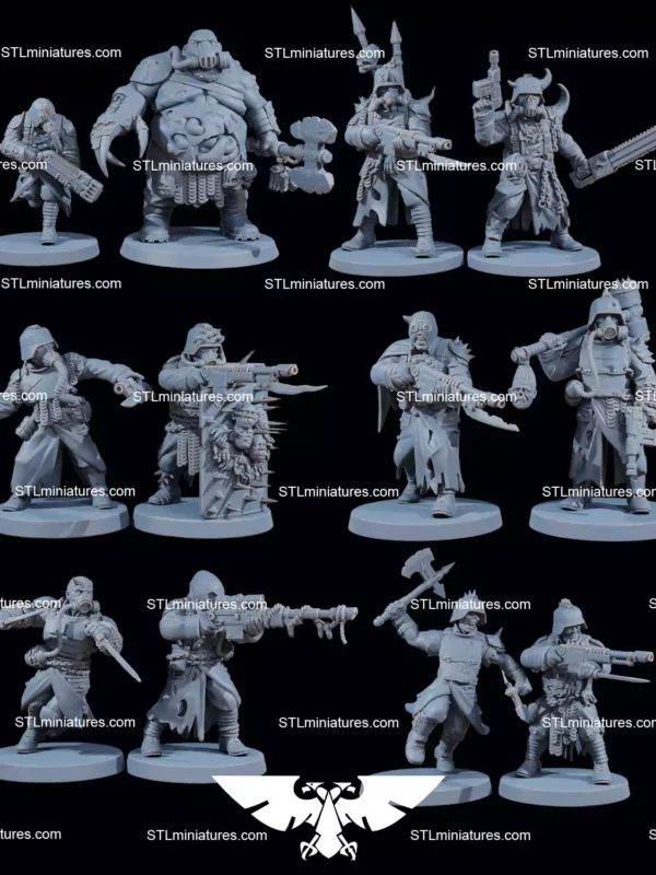 Corrupted Guard STL 3D Priniting