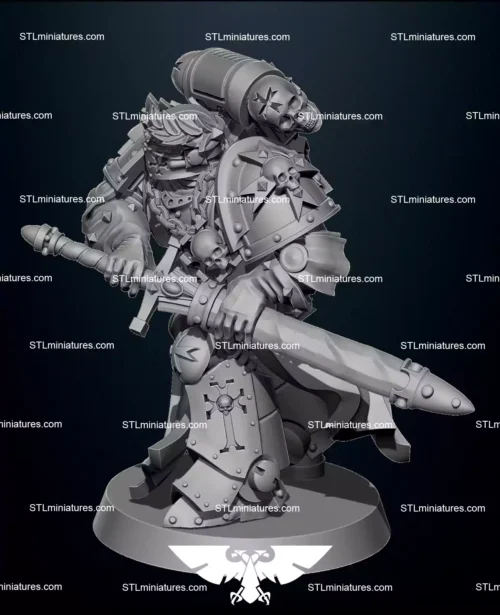Hero of the King Sci-Fi Miniature STL