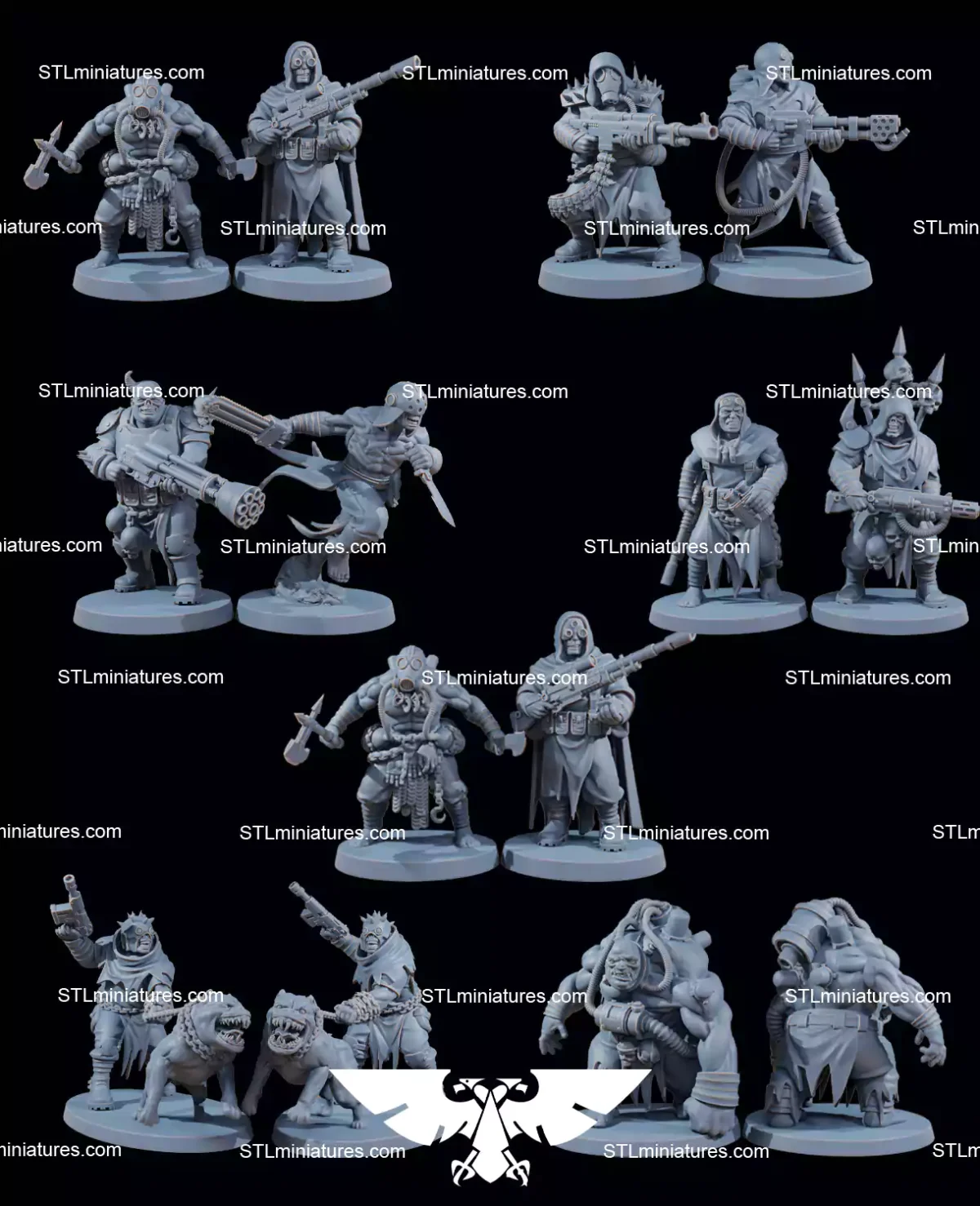 Corrupted Guard Nomads STL 3D Priniting
