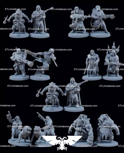 Corrupted Guard Nomads STL 3D Priniting