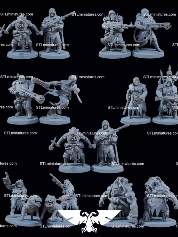 Corrupted Guard Nomads STL 3D Priniting