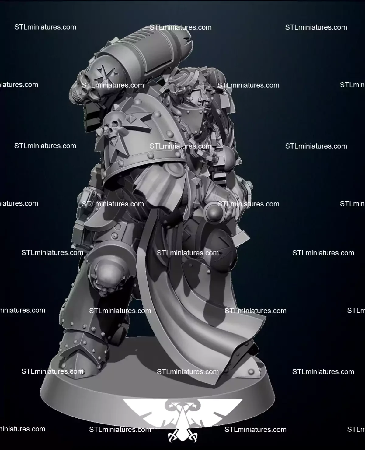 Hero of the King Sci-Fi Miniature STL