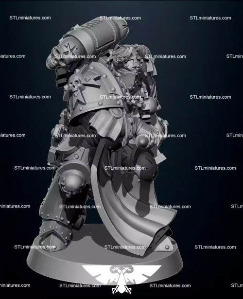 Hero of the King Sci-Fi Miniature STL