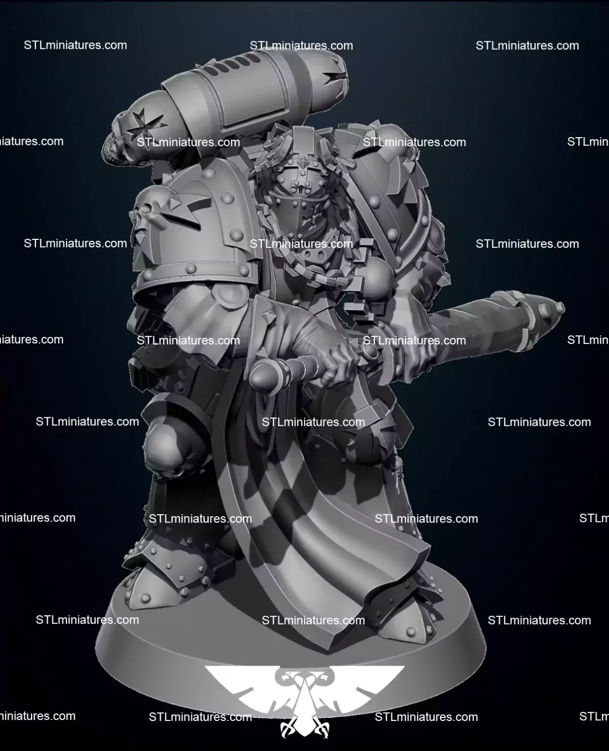 Hero of the King Sci-Fi Miniature STL