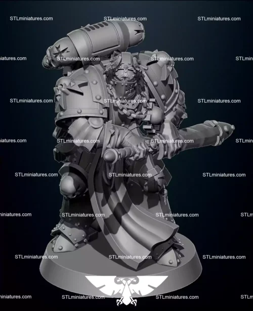 Hero of the King Sci-Fi Miniature STL