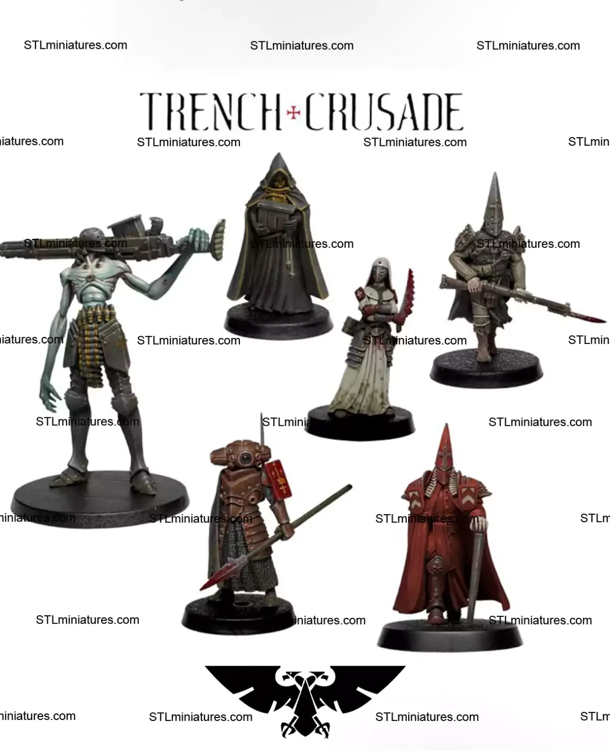 Trench Crusade Miniature STL 3D printing