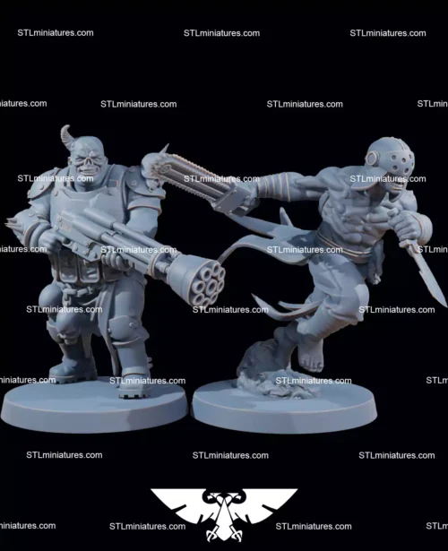 Corrupted Guard Nomads STL 3D Priniting