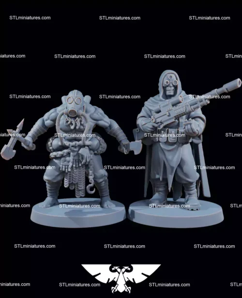 Corrupted Guard Nomads STL 3D Priniting