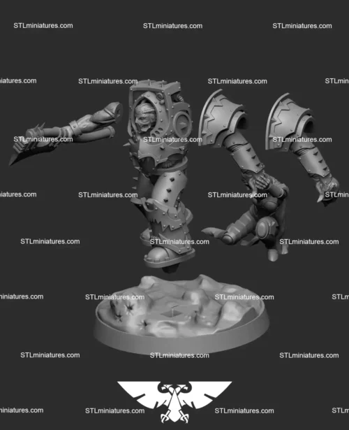 Paquitrox, The Scion of Carnage STL Model
