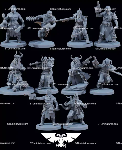 Corrupted Guard Sectarians STL 3D Priniting