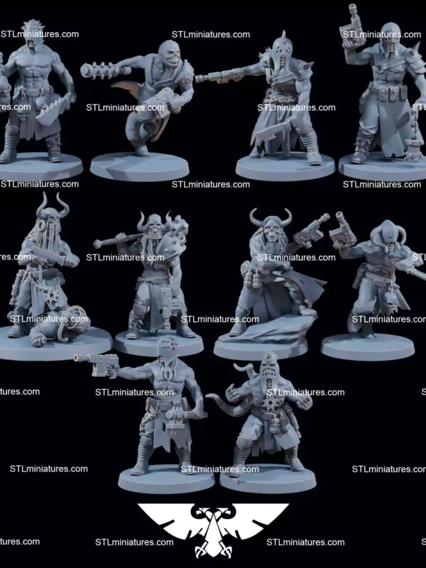 Corrupted Guard Sectarians STL 3D Priniting