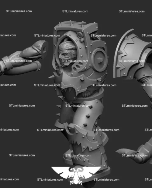 Paquitrox, The Scion of Carnage STL Model