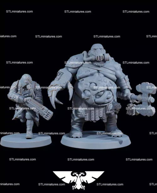 Corrupted Guard STL 3D Priniting